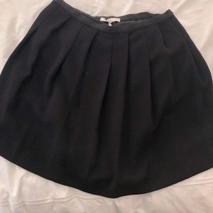 Black sandro pleated skirt size 3